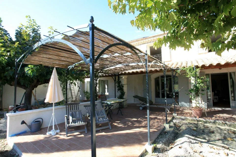 Pergola en ferronnerie