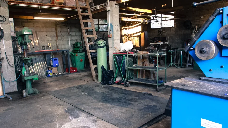Équipements de l’atelier de ferronnerie